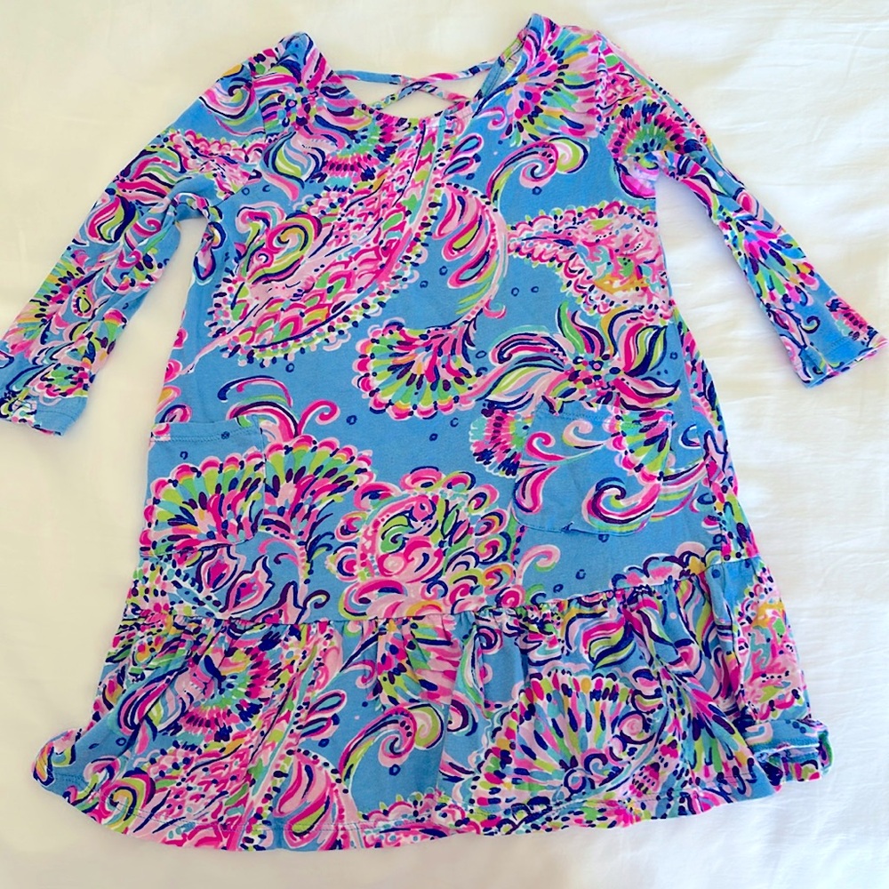 Girls Lilly Pulitzer Cotton Dress - size 6-7
